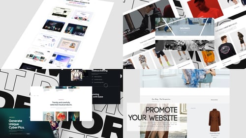 Minimalistic Website Promo