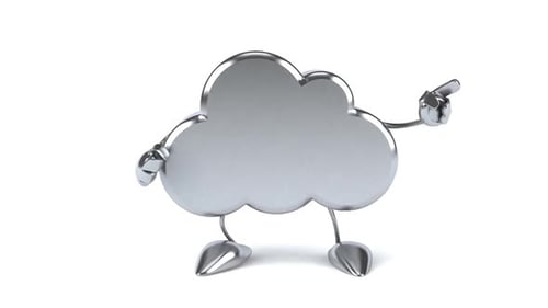 Unterhaltsame Cloud