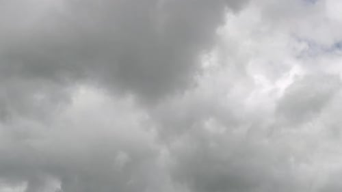 Ominous Storm Clouds Moving Quickly Through the Sky