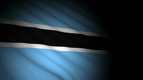 Realistic Waving Flag Background Loop with Light and Shadow