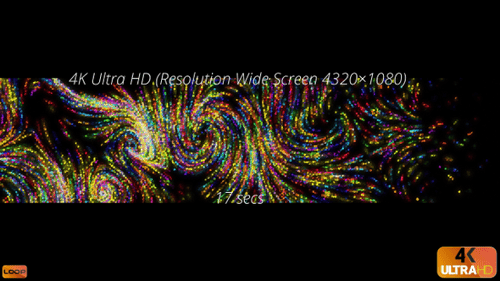Dynamic Colorful Mosaic Swirls Animated Background