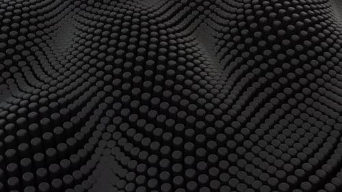 Abstract black background with cylinders