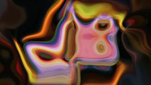 Abstract Fluid Colorful Morphing Background Animation
