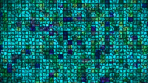 Broadcast Hi-Tech Glittering Abstract Patterns Wall 134