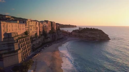 The beach of the Italian City