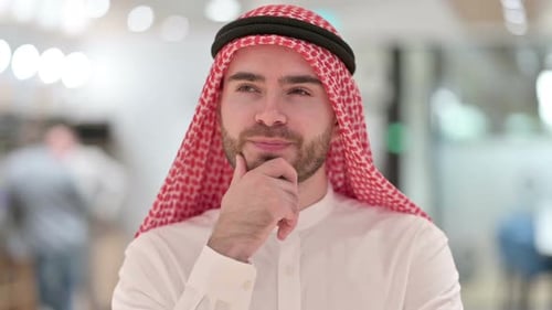 Man Has an Idea in the Office