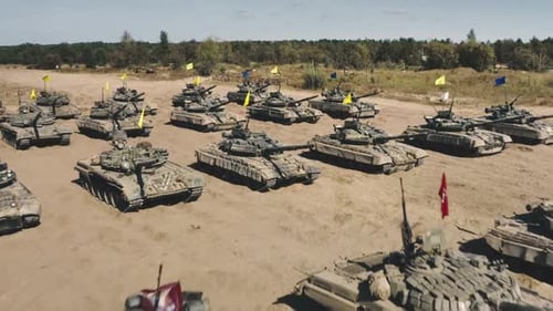 Gepanzerte Panzer auf Battlefield Aerial