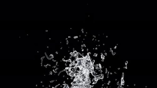 Realistic Clear Water Splash Animation