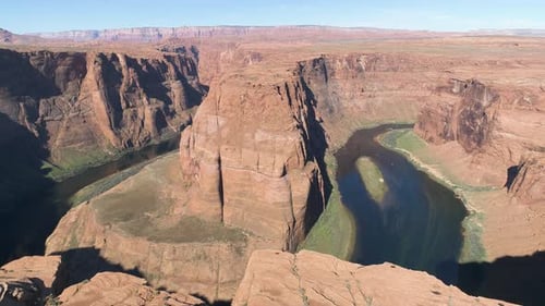 Aerial view of Horseshoe Bend in Arizona