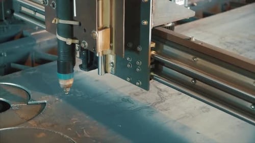 Laser Cutting Metal Sheet with Automated Machinery