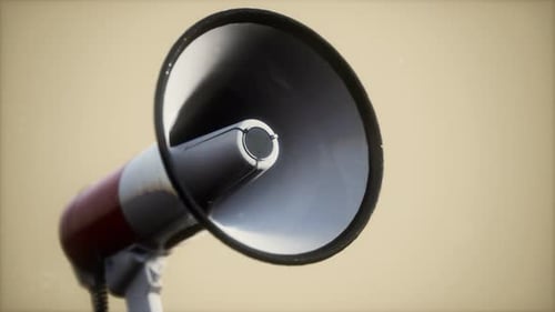 Retro Electric Speaker Megaphone