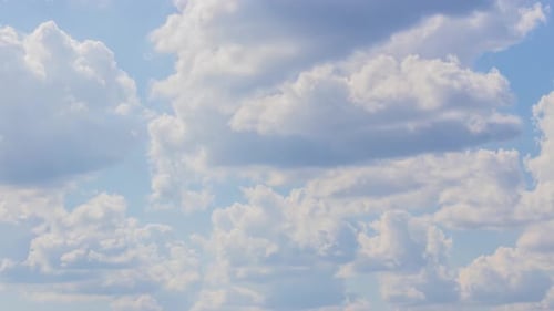 Timelapse of White Clouds Background