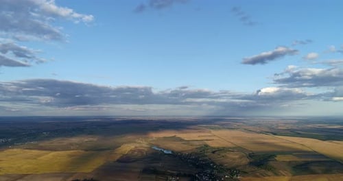 Timelapse Clouds Aerial