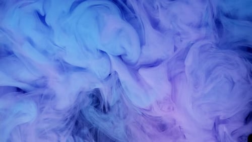 Swirling Blue and Purple Abstract Liquid Background