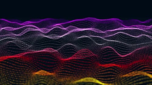abstract technology digital particle wave background. Vd 110