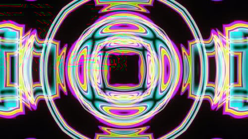 Abstracción de plasma de un fondo fluido multicolor