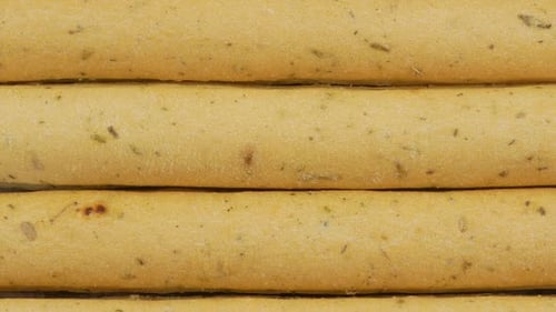 Close up of Delicious Crispy Breadsticks