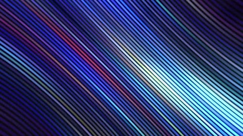 Las rayas diagonales brillan con colores vivos