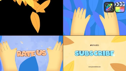 Autumn Leaves Logo Opener for FCPX