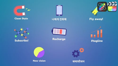 Gadget Icons And Titles for FCPX