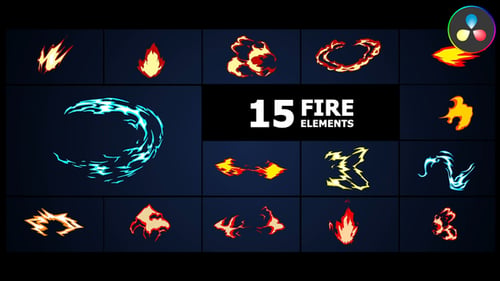 Elementos de fuego | DaVinci Resolve