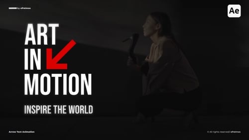 Animação de texto de seta | AE