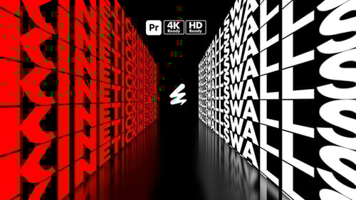 Dynamic Kinetic Typography Walls for Modern Text Animation