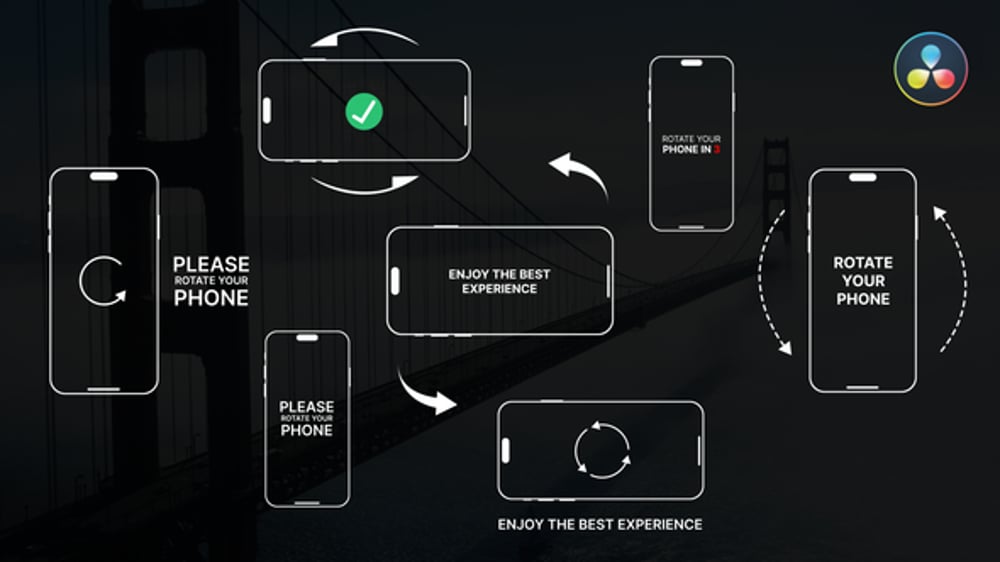 Rotate Your Phone Animations, Elements ft. turn your phone & rotate the ...