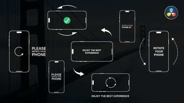 Mobile Screen Rotation Interface Animation, Elements ft. mobile ...