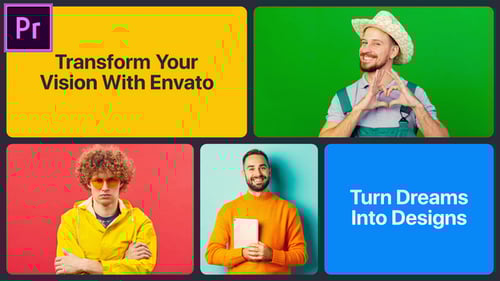 Dynamic Colorful Multi-Screen Slideshow Template