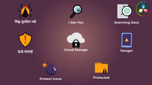 Internet Security Titles for DaVinci Resolve