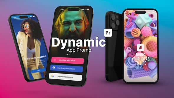 Modern Mobile App Promo with Dynamic Device Mockups, Product Promo ft ...