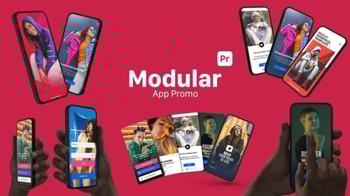 Modern Mobile App UI Promo Mockup