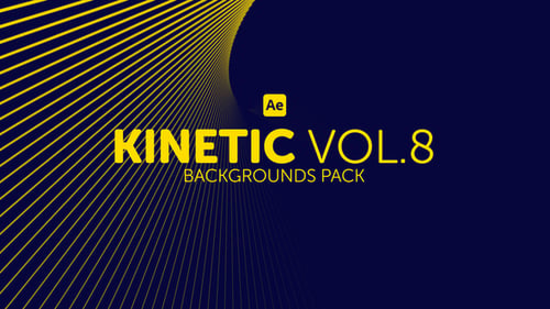 Kinetic Backgrounds 8 - Paquete de animación Dynamic Modern Motion Graphics