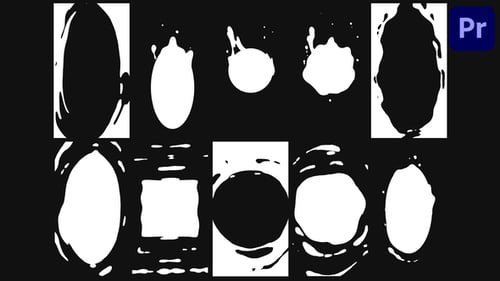 Dynamic Liquid Shape Transitions for Vertical Social Stories