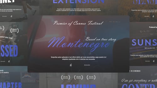 Dynamic Film Opener Titles for Movies and Trailers