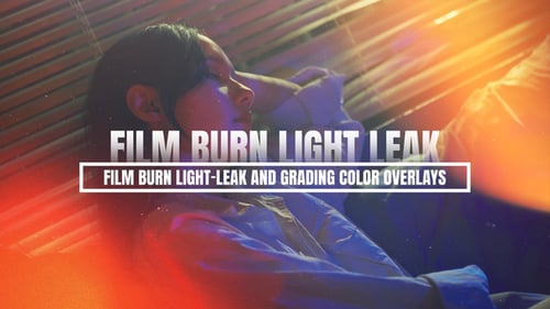 Film Brun Light Leak And Color Overlays For After Effects