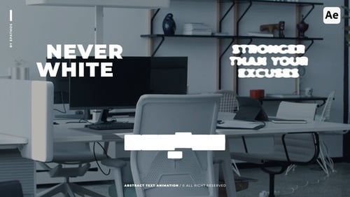 Abstract Text Animations | AE