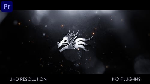 Elegant Smoke Logo Reveal with Particle Effects