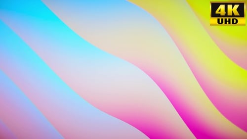 Abstract Color Waves Video Background Vj Loops V4