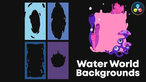 Water World Backgrounds | DaVinci Resolve