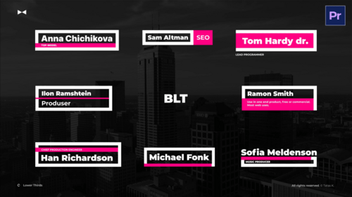 Stylish Lower Thirds \ PP