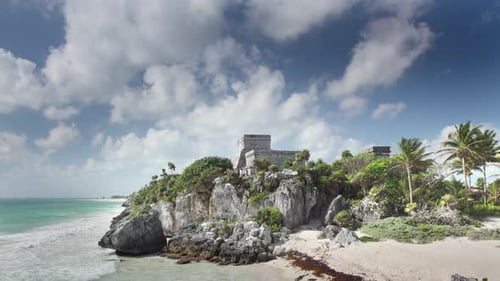Fast Loopable Footage of Tulum, Mexico