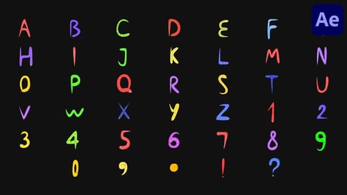 Personajes: Snake Alphabet | After Effects