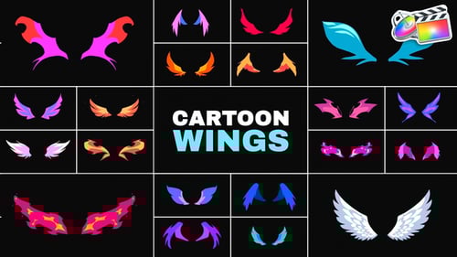 Cartoon Wings for FCPX