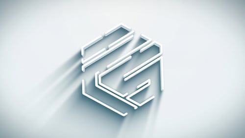 Clean Light Logo Reveal with Modern Cinematic Animation