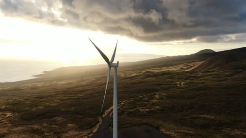 Wind Turbines Power Plant