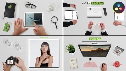 Hand-Made Presentation On Screen Scenes for DaVinci Resolve