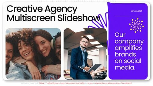 Creative Agency Multiscreen Slideshow