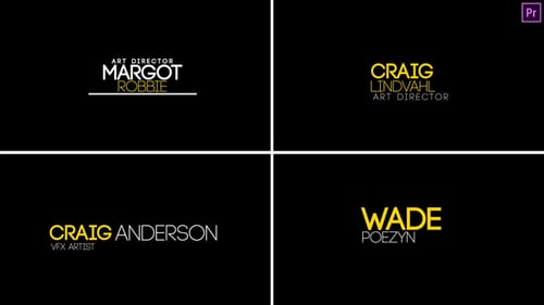 Minimal Lower Third 4 Premiere Pro